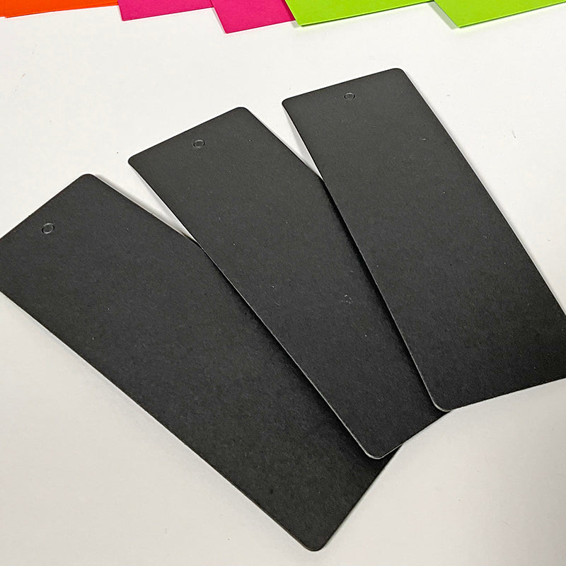 Happy Life Black Tags