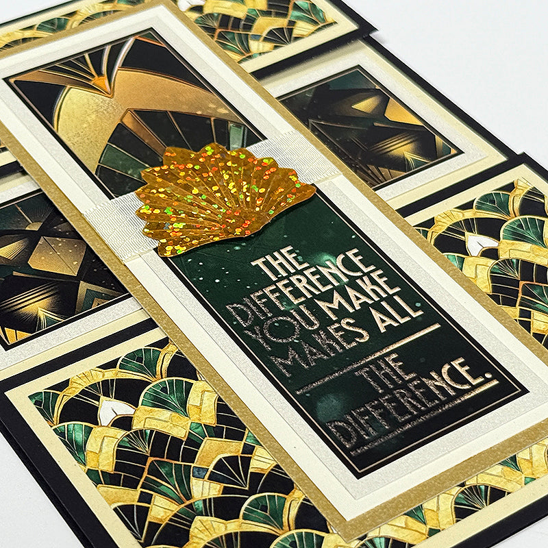 Black Tie Card Ribbons