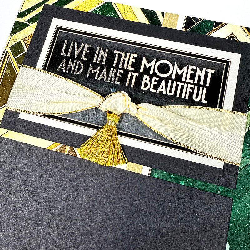 Black Tie Page Ribbons