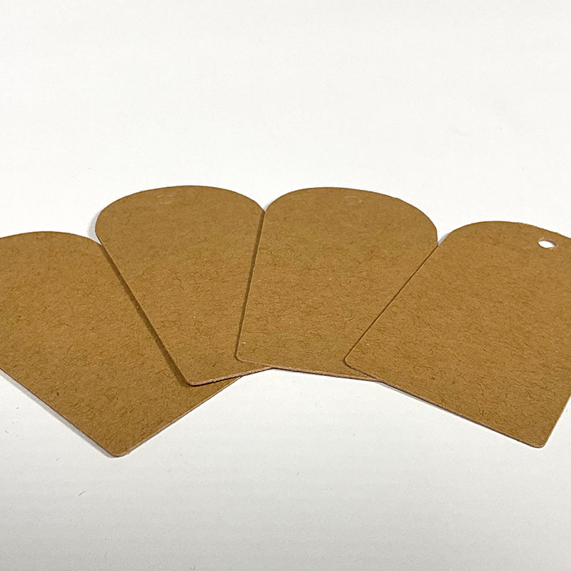 Round and Round Kraft Tags