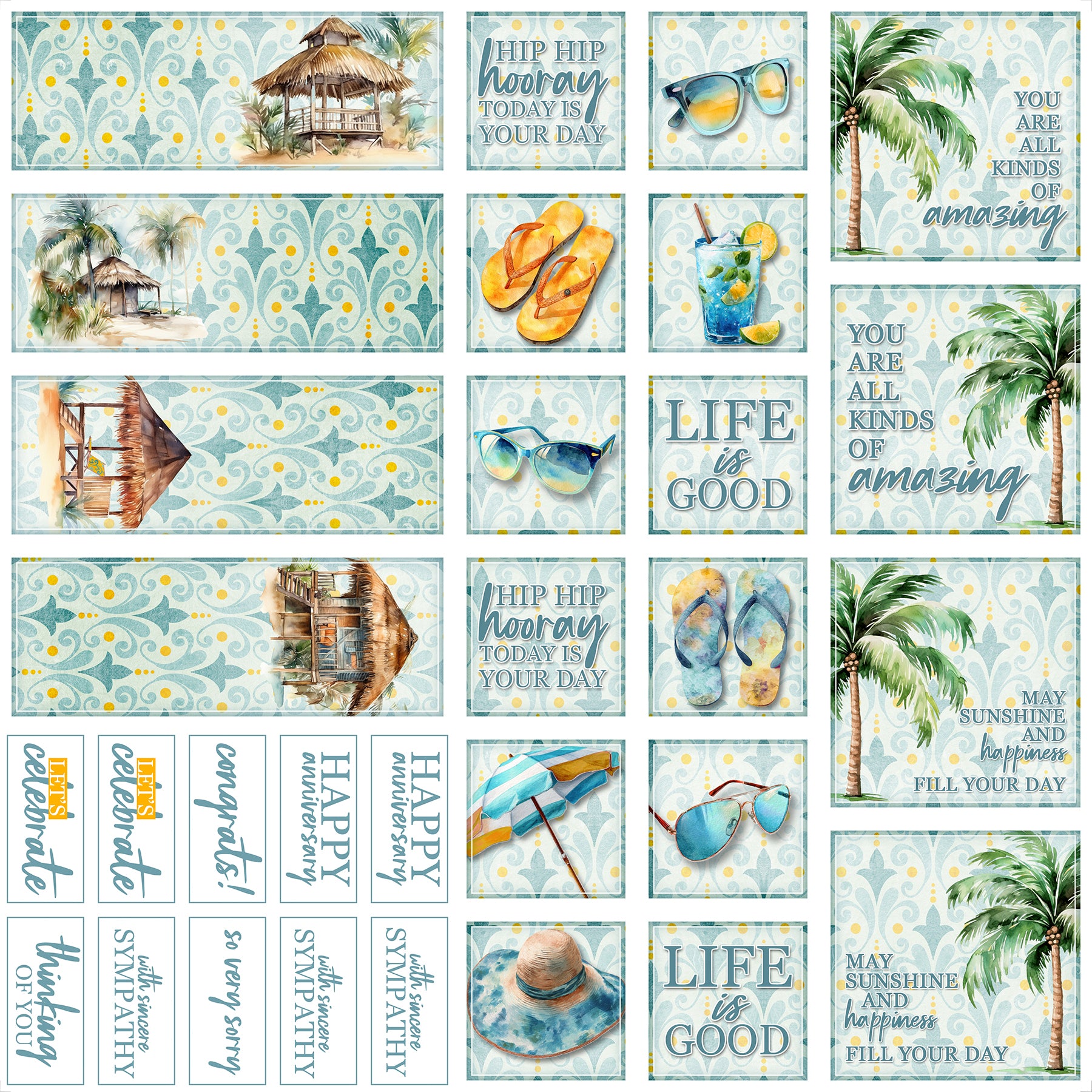 Cabana Card Cutaparts