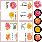 Bright Blooms Card Cutaparts