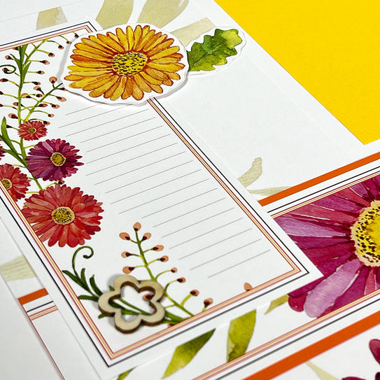 Bright Blooms Woodcut Pack