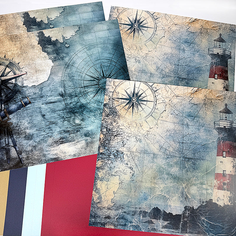 Nantucket 12x12 Assorted Paper Pack