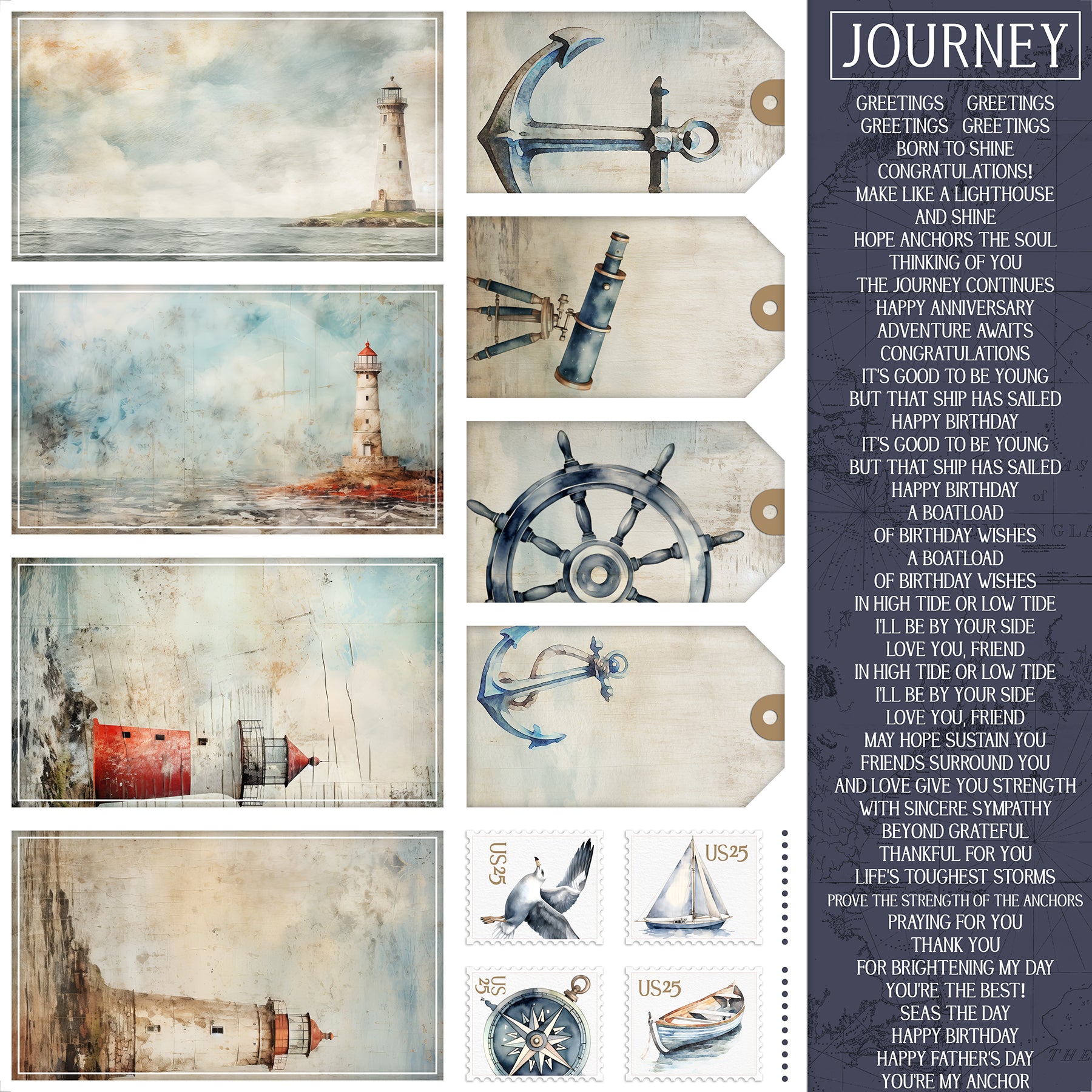 Nantucket Card Cutaparts