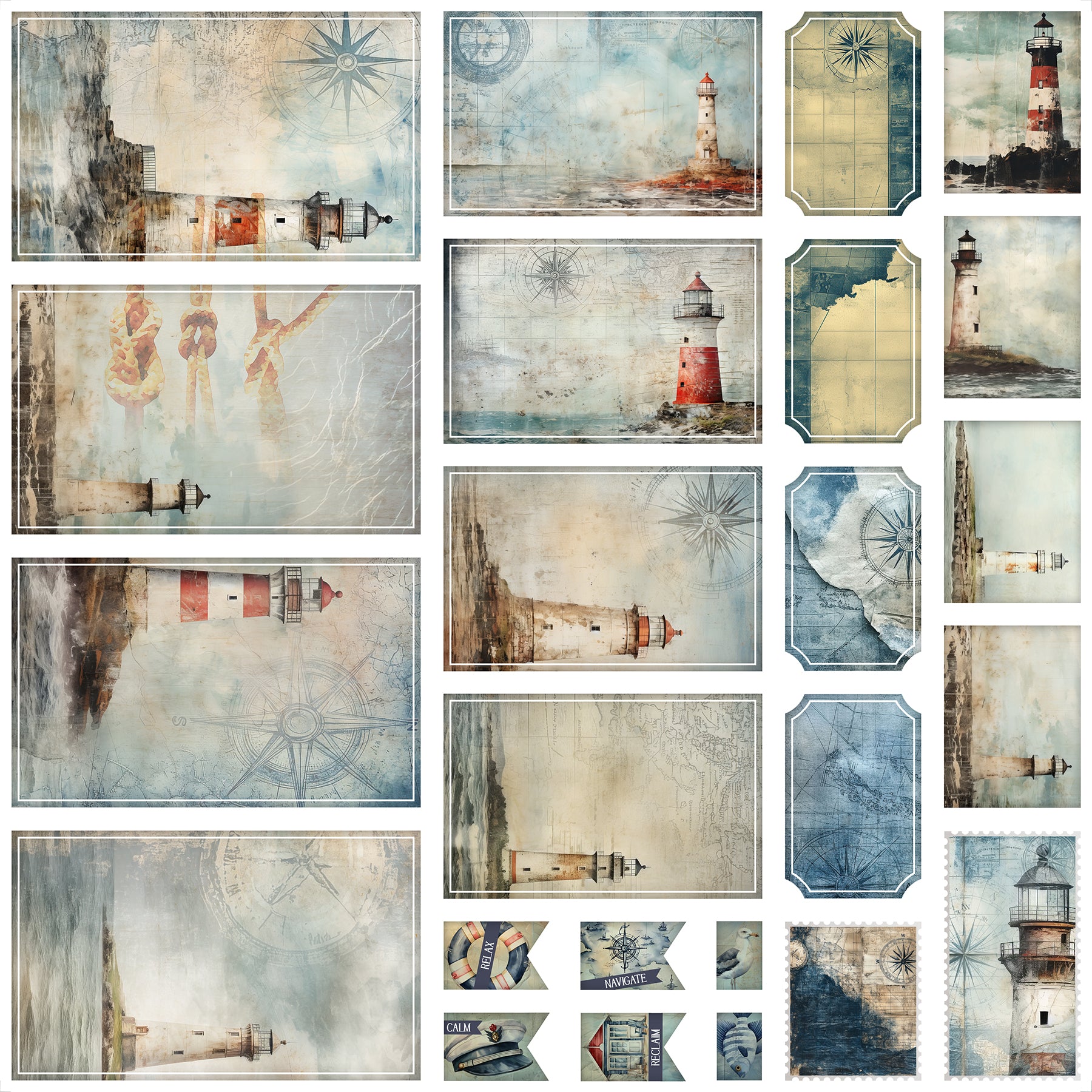 Nantucket Card Cutaparts