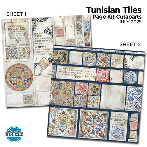 Tunisian Tiles Page Cutaparts