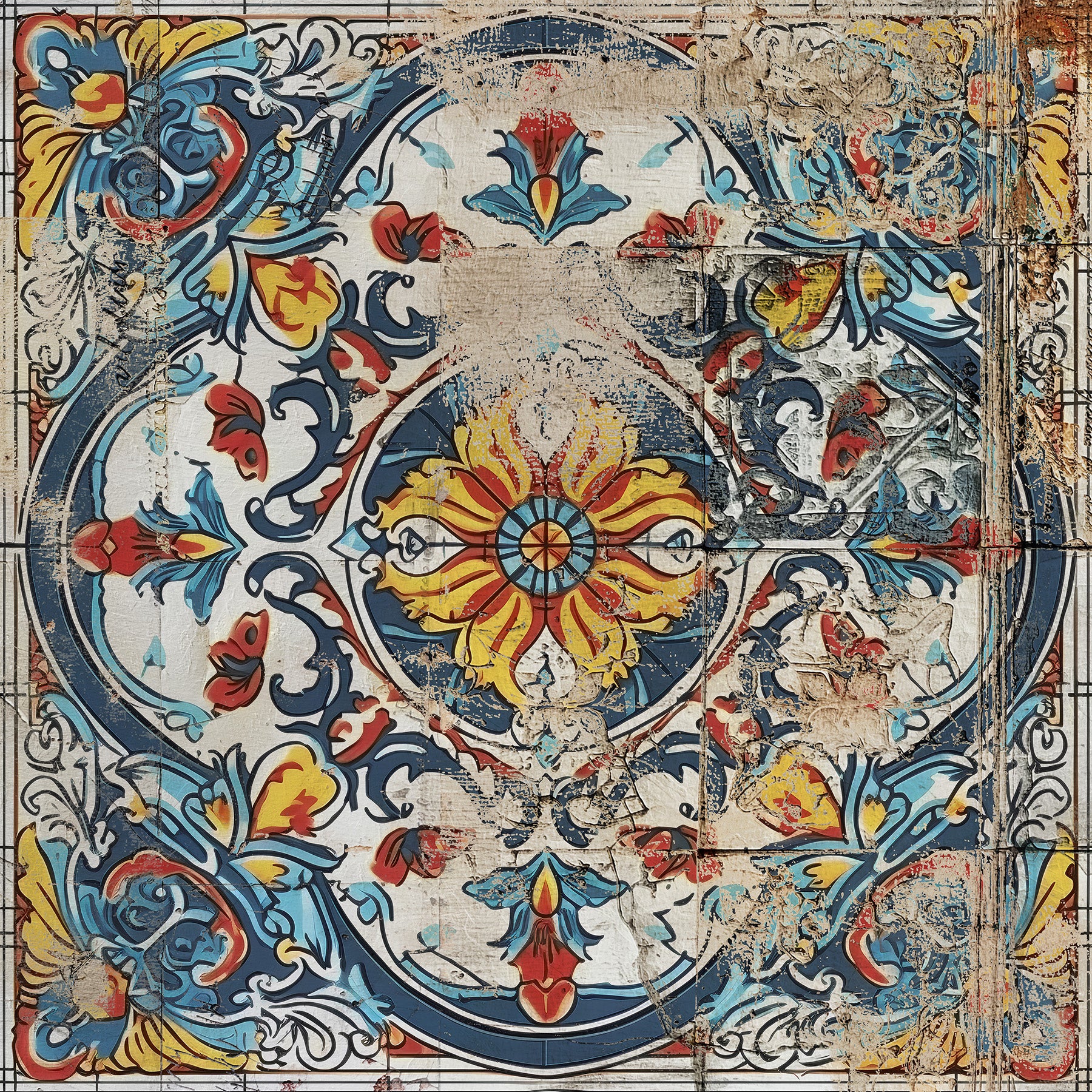 Tunisian Tiles Die Cut