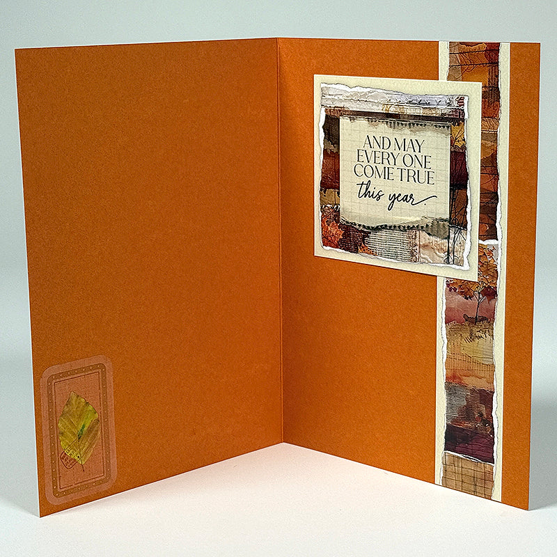 Autumn Glow Pressed Leaf Stickers