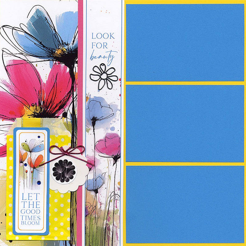 Color Crush 12x12 Large Flower Print