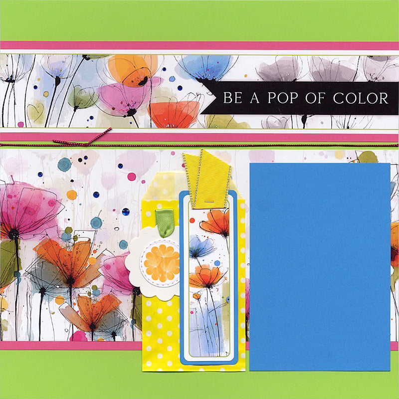 Color Crush 12x12 Small Flower Print