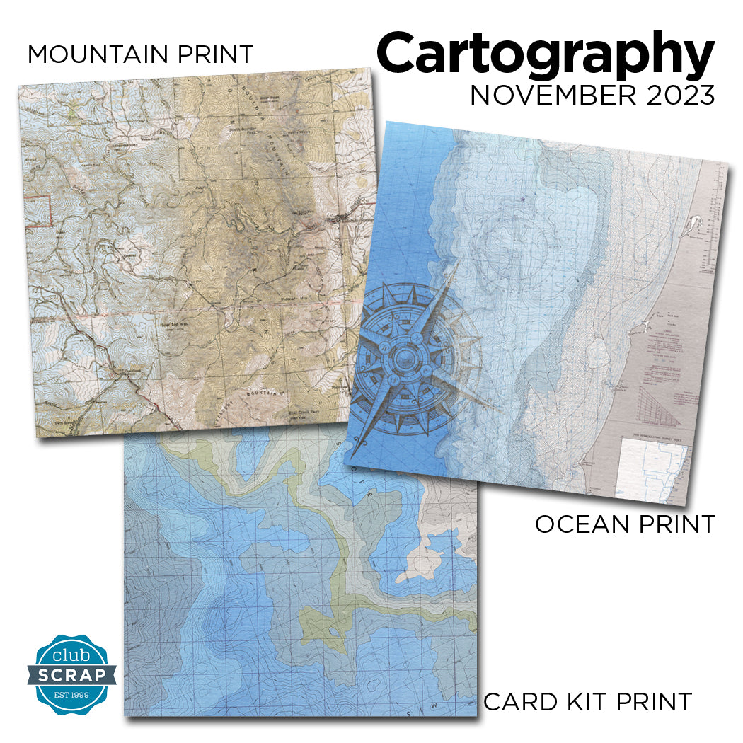 Cartography 12x12 Prints Club Scrap