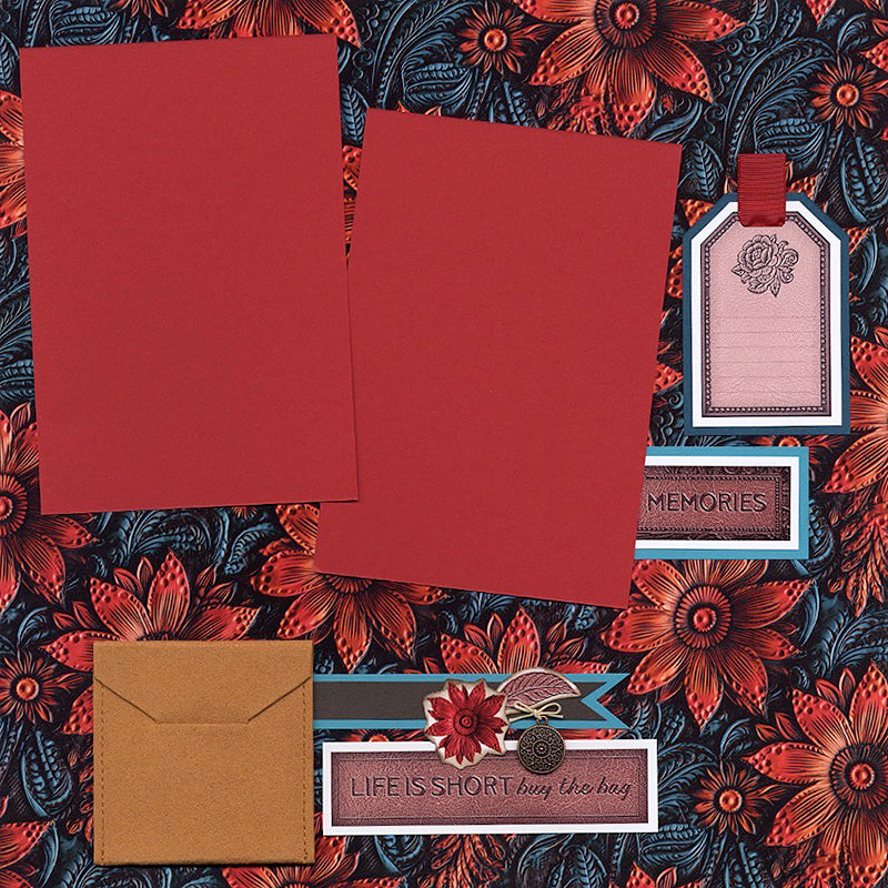 Impressed 12x12 Flower Print