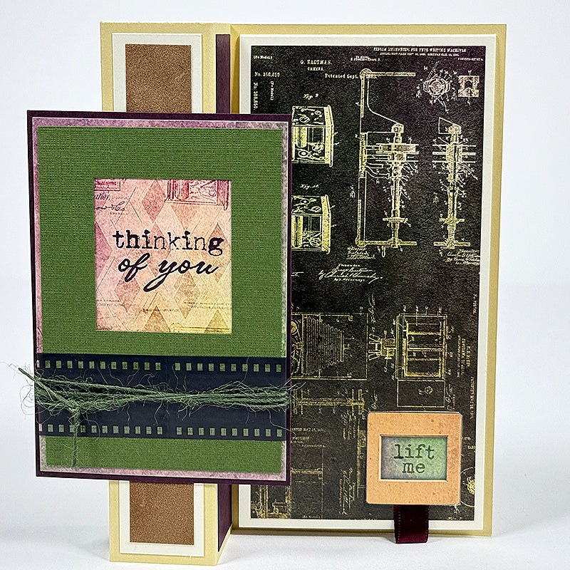 In Focus 12x12 Blueprint Print
