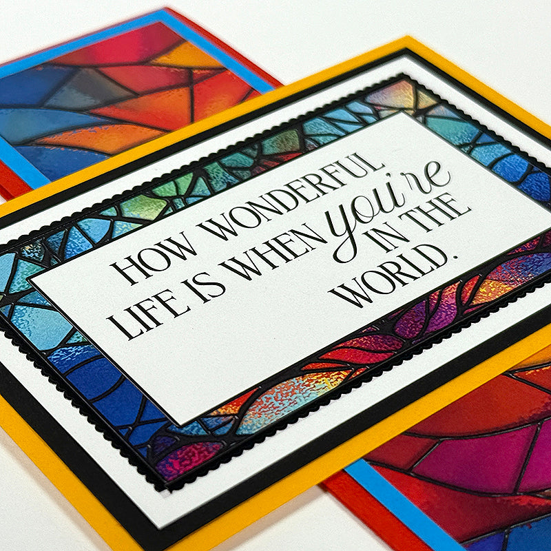 Stained Glass Thin Line Dazzles