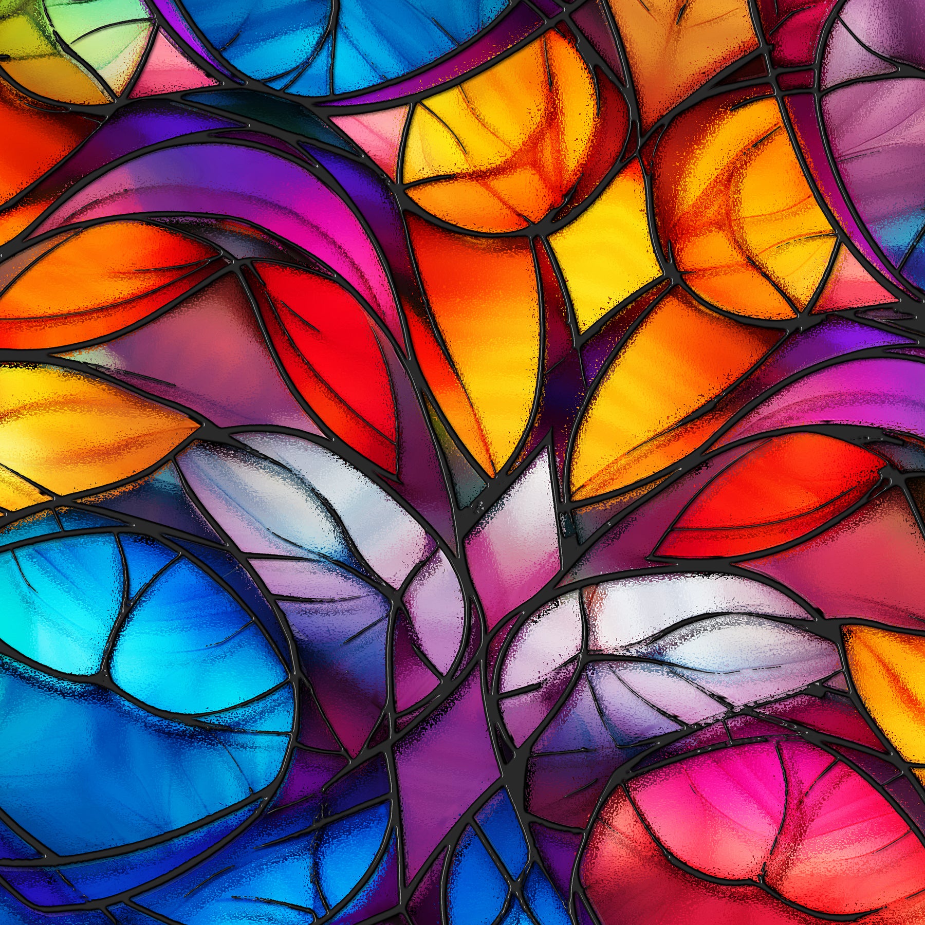 Stained Glass 12x12 Assorted Paper Pack