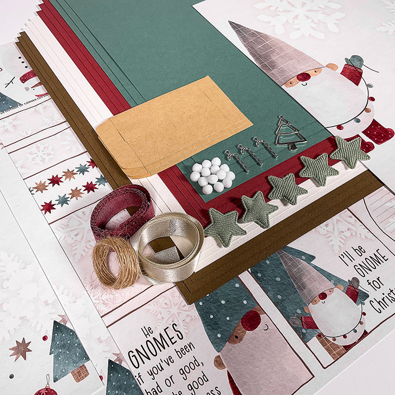 Gnome for Christmas Page Kit – Club Scrap