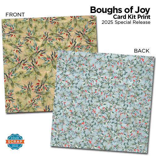 Boughs of Joy 12x12 Duplex Print