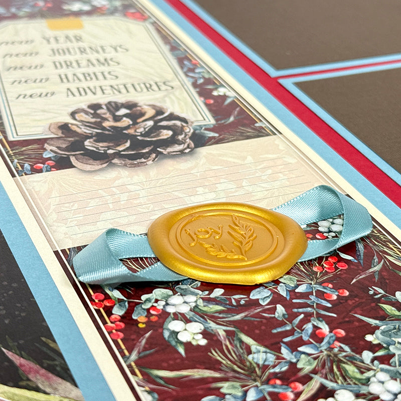 Boughs of Joy Wax Seal Stickers