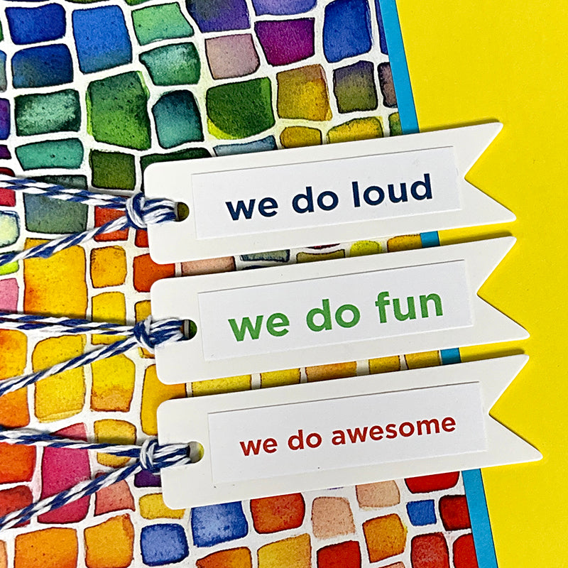 Colorful Life Banner Tags