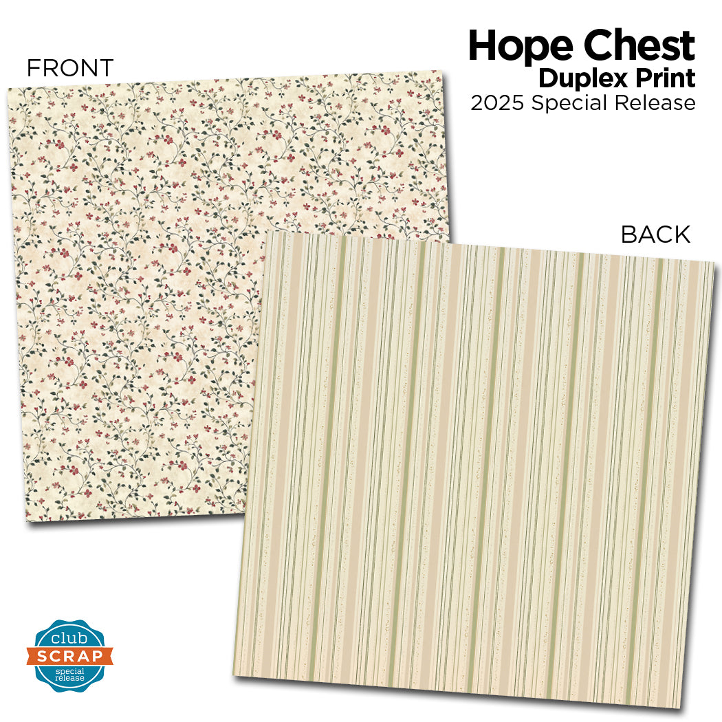 Hope Chest 12x12 Duplex Print