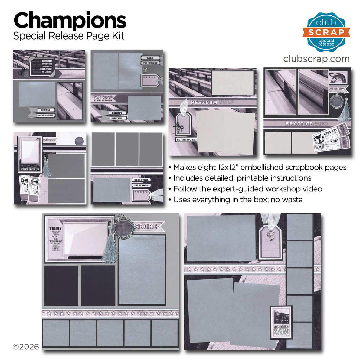 Champions Page Kit