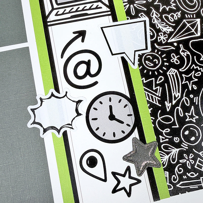 Doodles Bubble Stickers