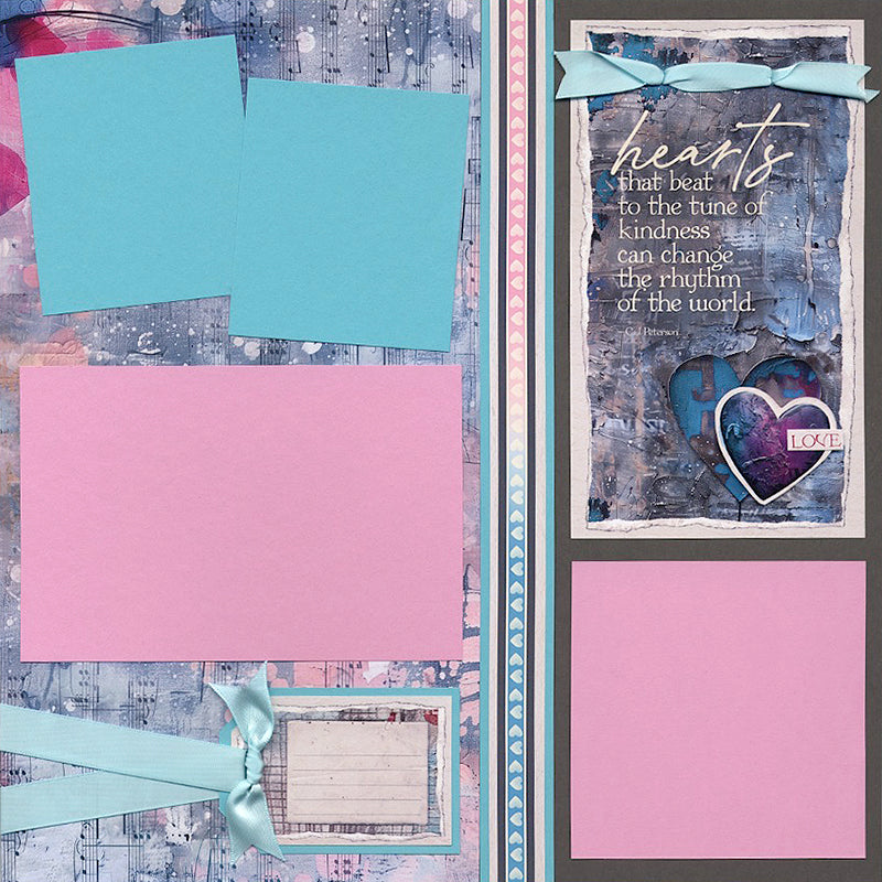 Heartfelt 12x12 Blue Print