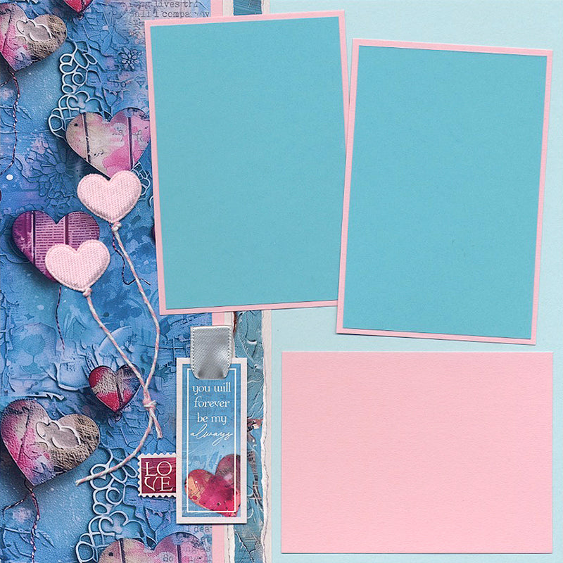 Heartfelt 12x12 Blue Print