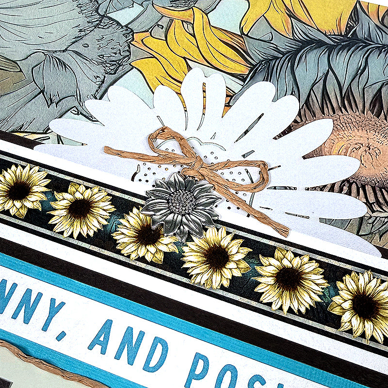 Sunny Fields Sunflower Laser Cuts