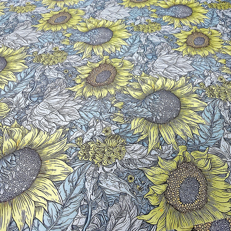 Sunny Fields 12x12 Bonus Text Weight Print