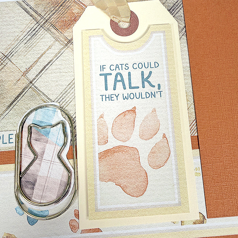 Wags and Whiskers Cat Paper Clips