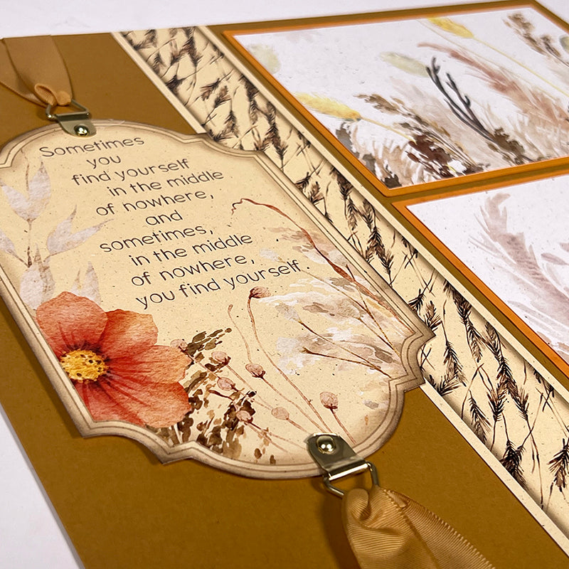 Meadow Gold Hangers and Mini Brads Club Scrap