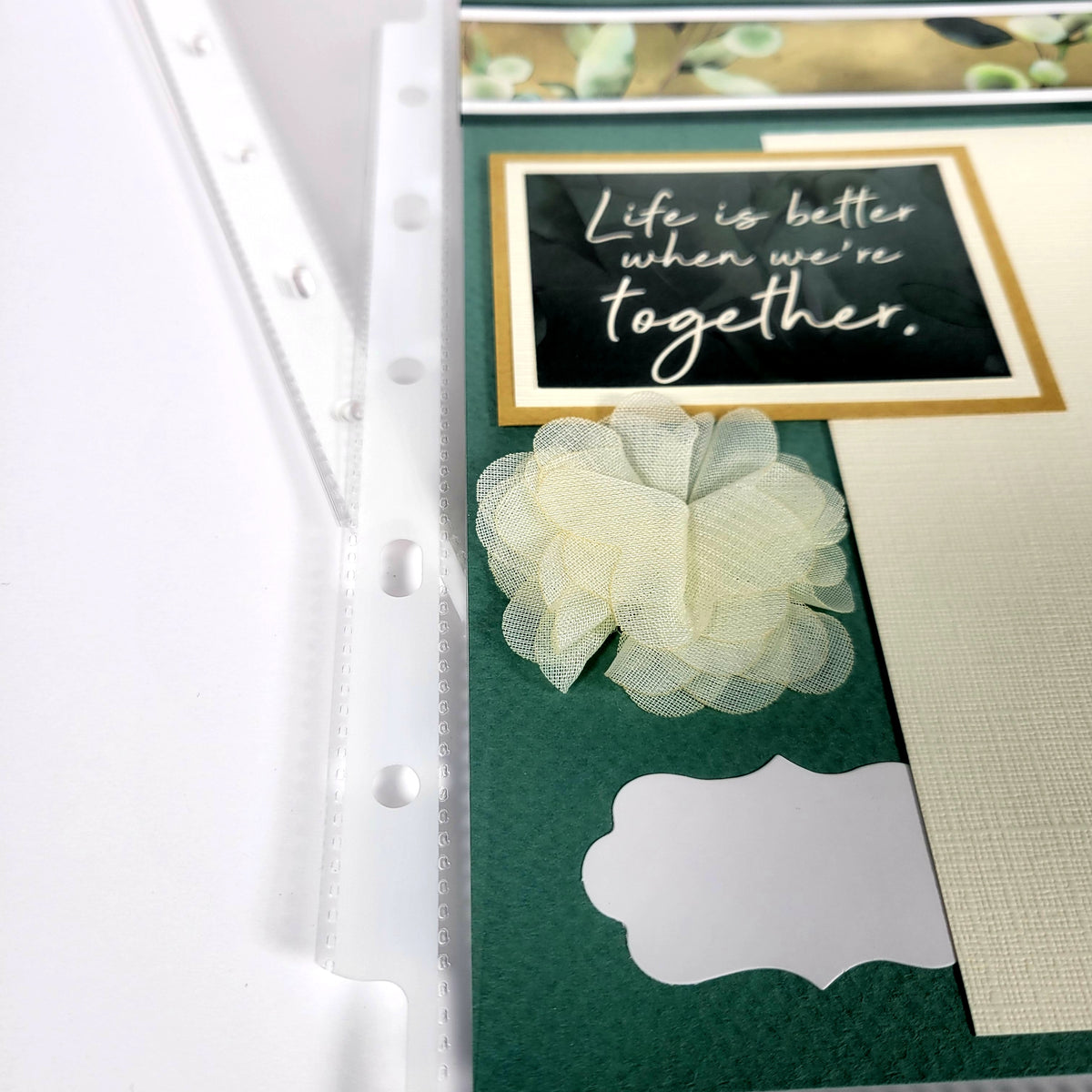 Scrapbooking Quick Tip: Using Non-Standard Page Protectors 