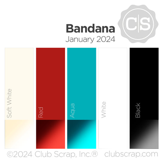 Bandana 12x12 Plain Paper