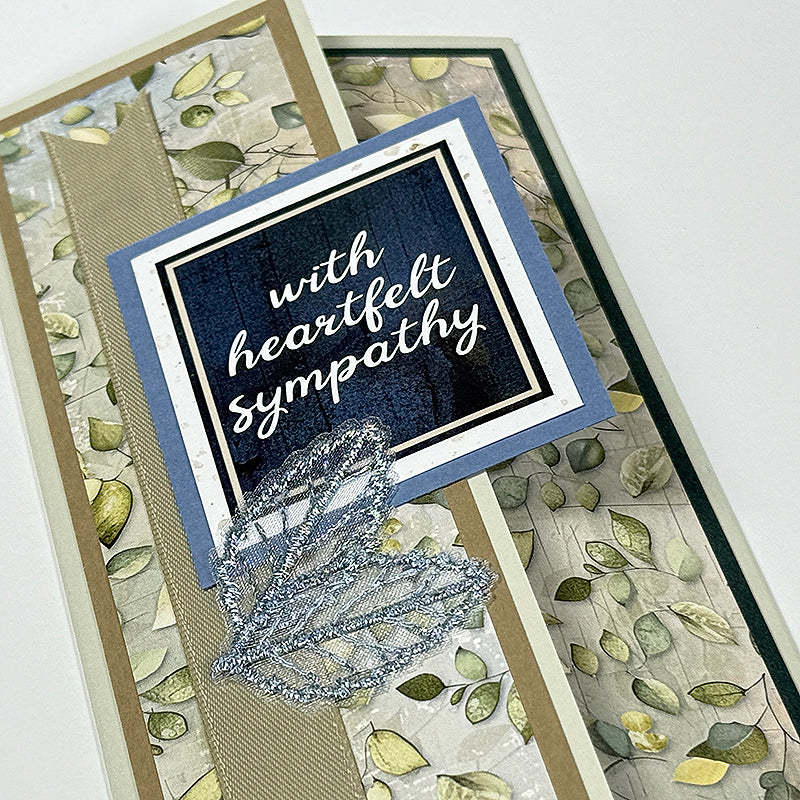 Northwoods Embroidered Leaves