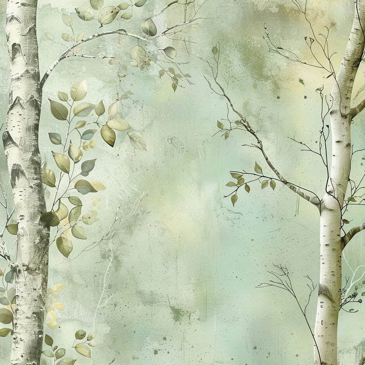 Northwoods 12x12 Birch Print