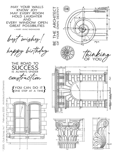 Architectural Elements Stamps