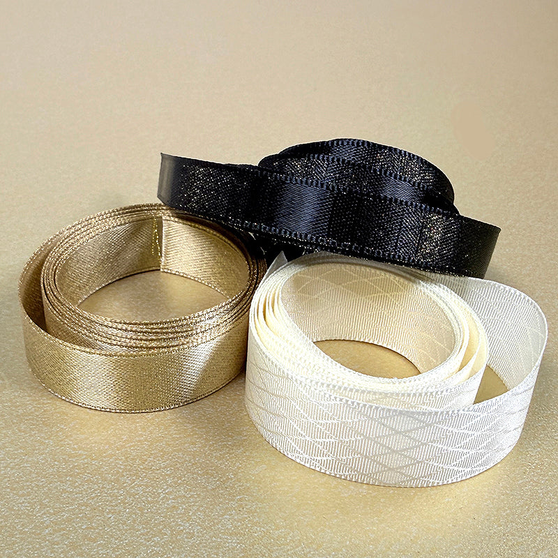 Black Tie Card Ribbons