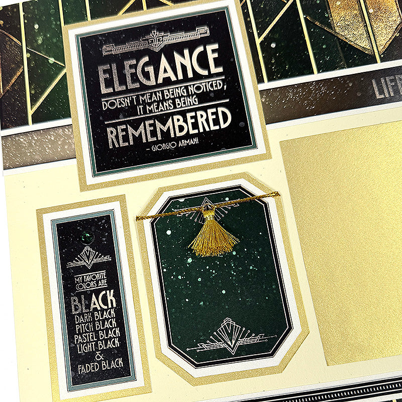 Black Tie Page Cutaparts