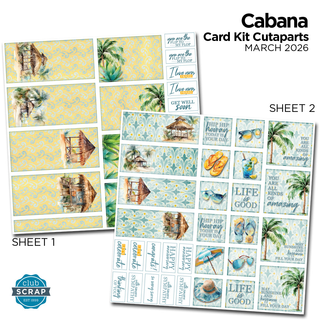 Cabana Card Cutaparts