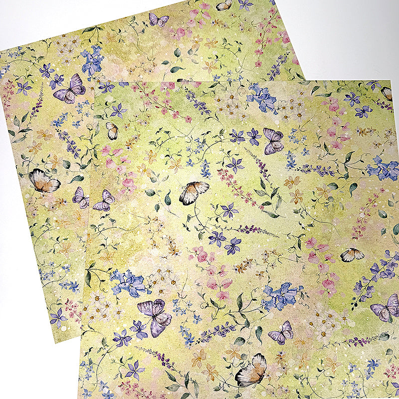 Cottage Garden 12x12 Card Print