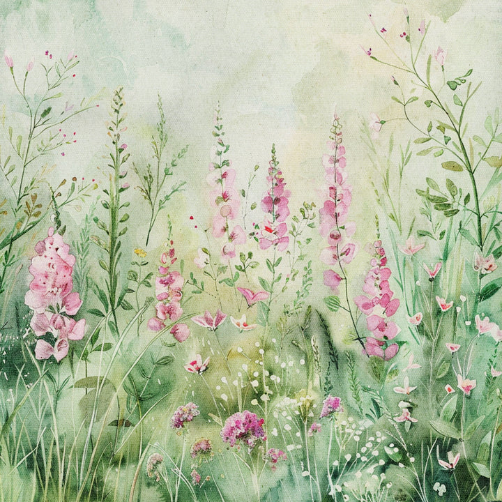 Cottage Garden 12x12 Flower Print