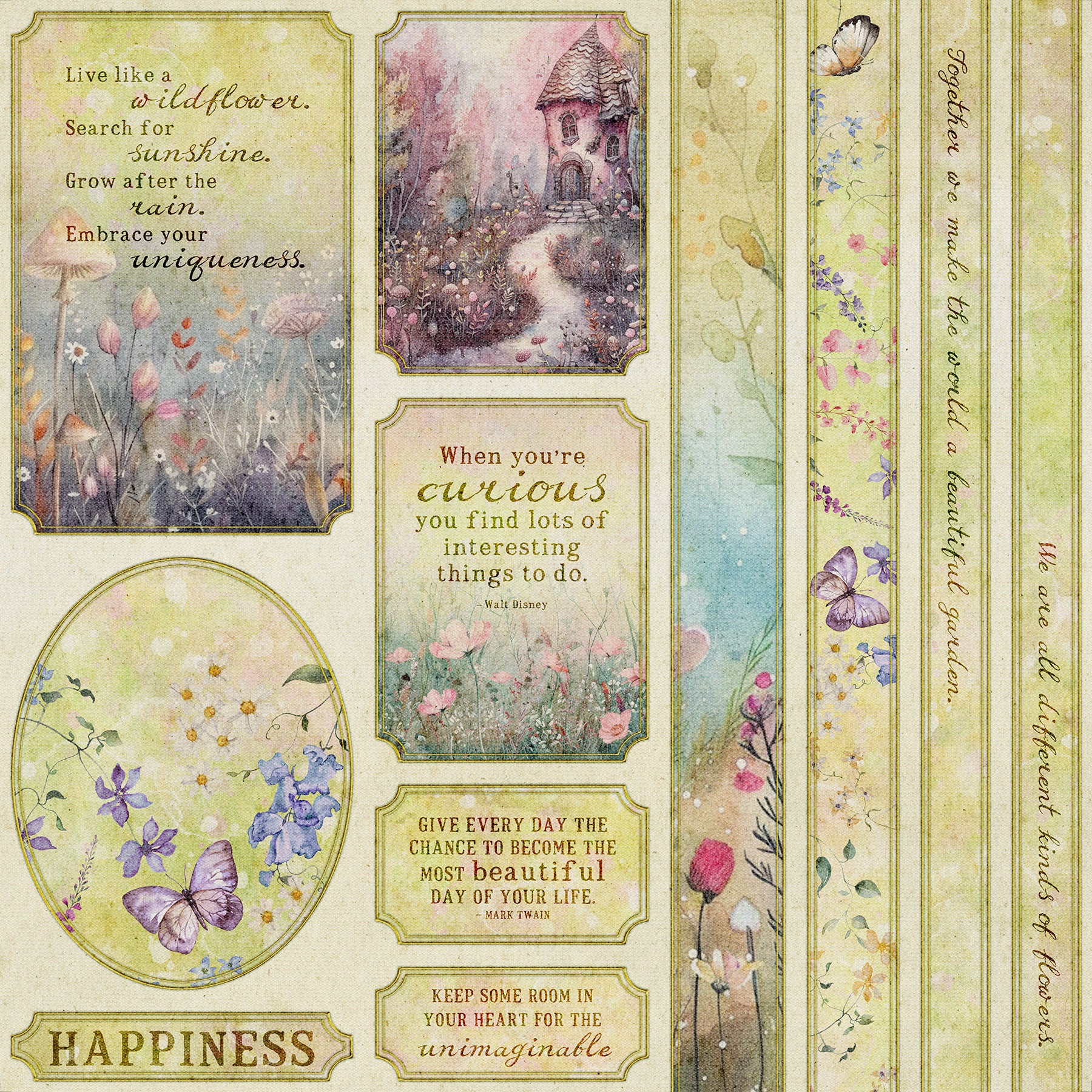 Cottage Garden Page Cutaparts