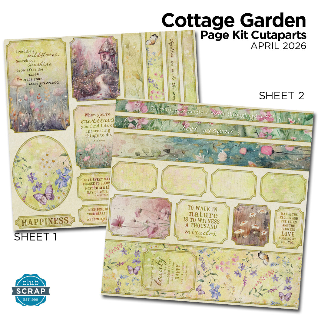 Cottage Garden Page Cutaparts