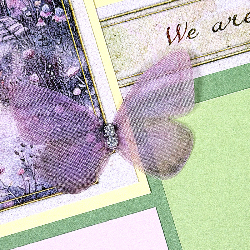 Cottage Garden Organza Butterflies