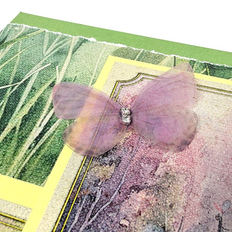 Cottage Garden Organza Butterflies