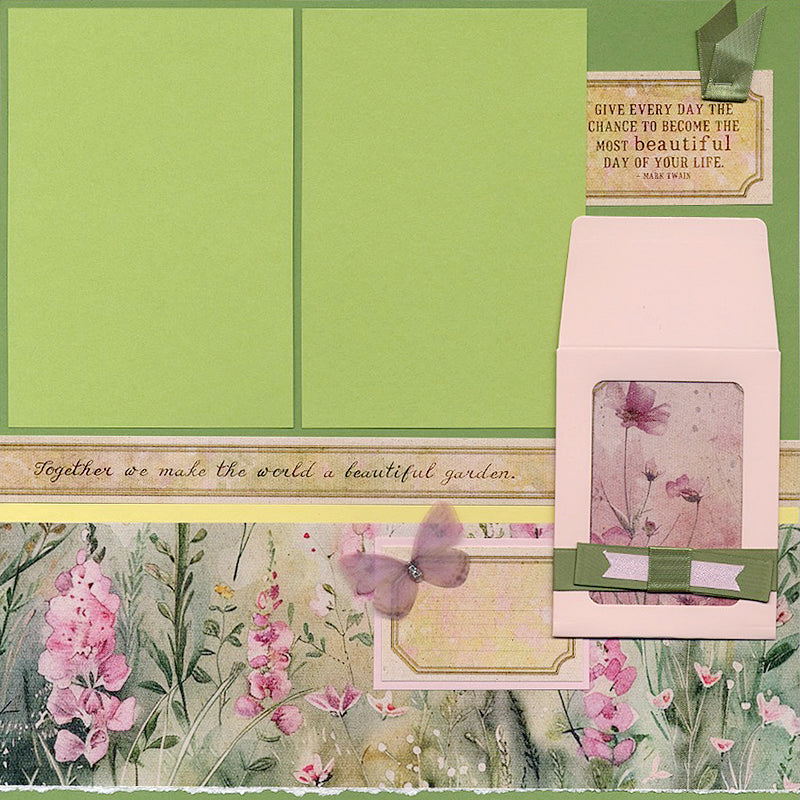 Cottage Garden Page Kit
