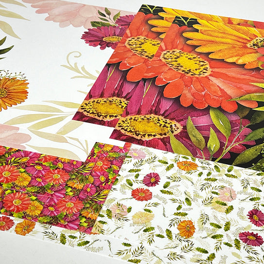 Bright Blooms 12x12 Prints