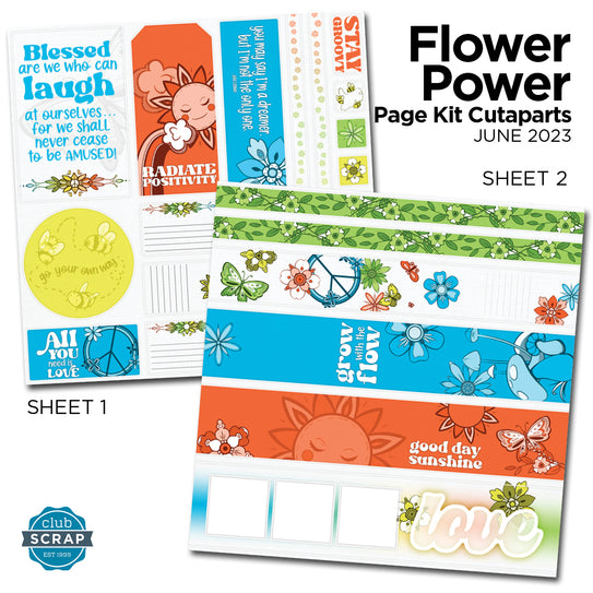 Flower Power Page Cutaparts